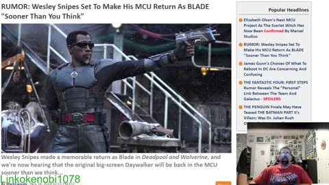 Wesley Snipes Blade Rumored To Return To The MCU