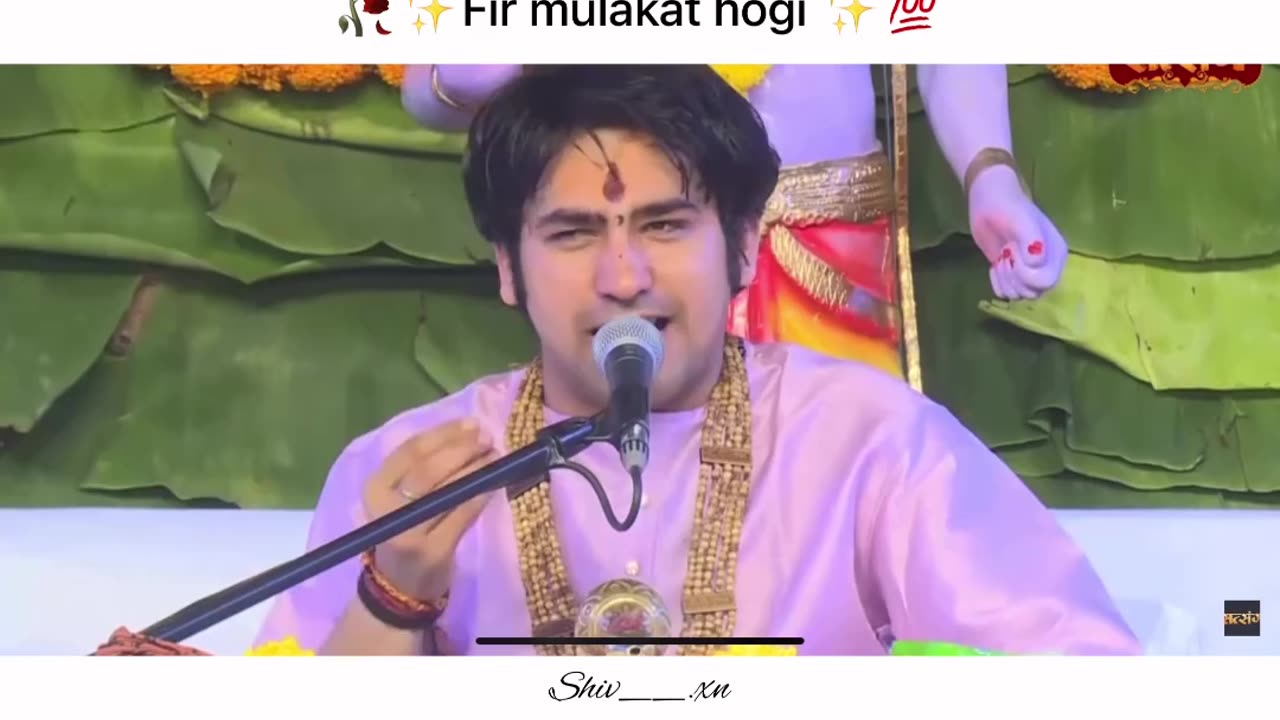 🌹✨Fir Mulakat hogi ✨💯 #dhirendrashastri #bababageshwar #youtubeshorts #shyam #shayari #sadshayari