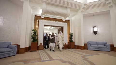 When India's PM Modi reached UAE