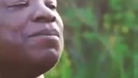 Native black African with weird language
