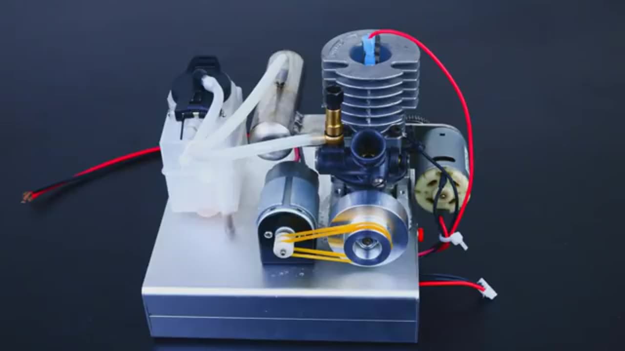 Nitro Engine Test - Electricity generation