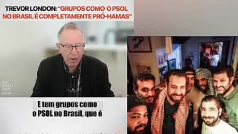 Trevor London- “Grupos como o Psol no Brasil, que é completamente pró-Hamas”