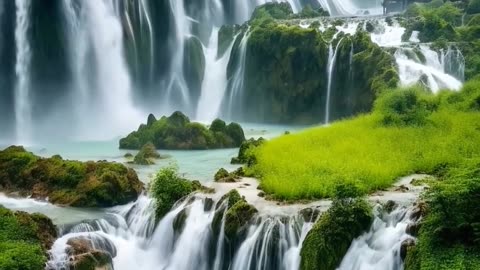 Most beautiful & viral waterfall!
