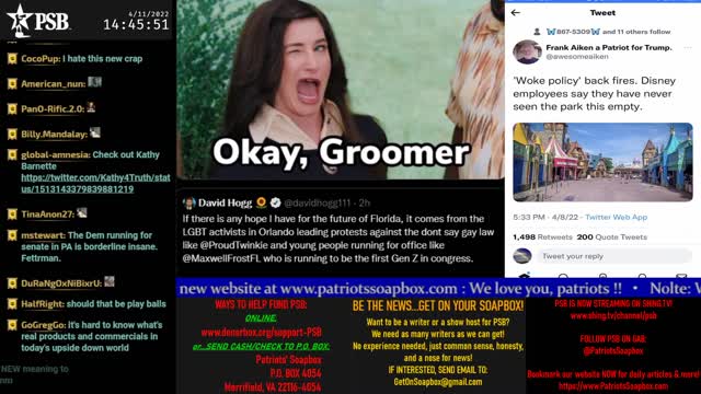 2022-04-11 13:00 EDT - "You Don't Say? Gang": with Nurse Nett, No Regerts, Maj WTF & more