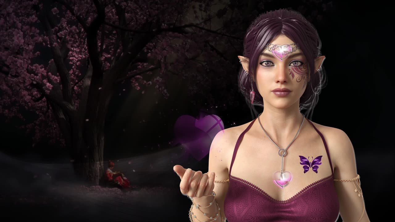 beautiful Elf woman portrait a.i. regeneted