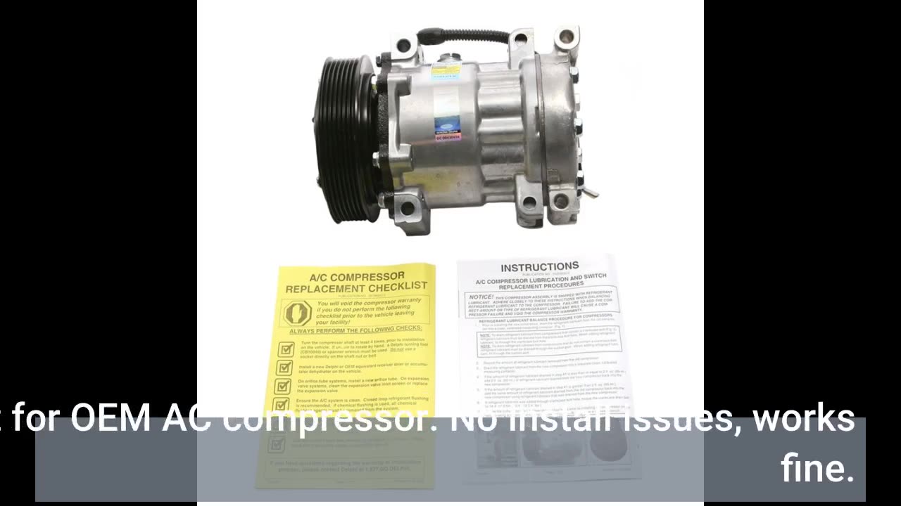 NEW AC COMPRESSOR (4717009)