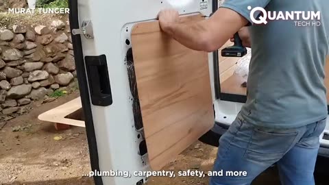 Man Builds Amazing DIY CAMPERVAN Start to Finish Conversion