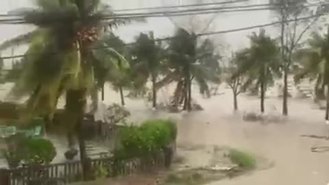 Hurricane Lisa flooding Buttonwood