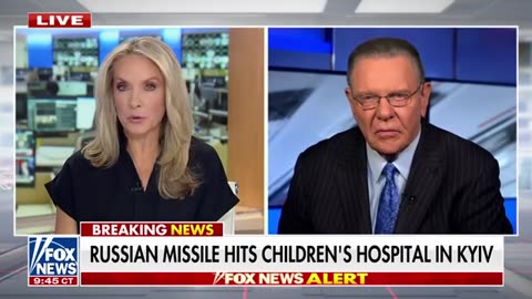 Russian missile strike hits children’s hospital in Ukraine