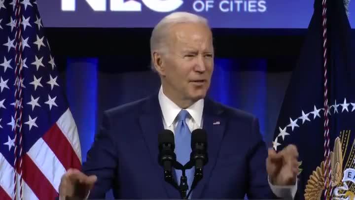 Biden blames Putin for gas price