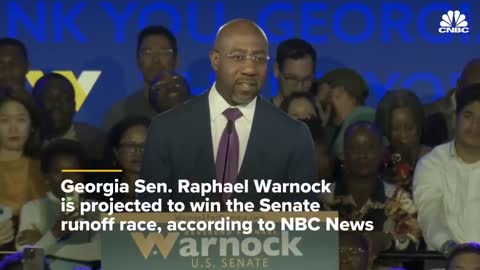 Raphael Warnock beats Trump pick Herschel Walker in Georgia Senate runoff, NBC projects