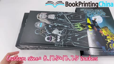 Oversized slipcase hardcover manga printing case