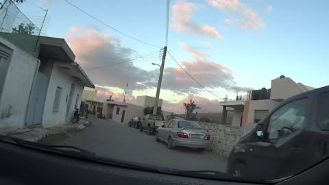 driving from village back to Sitia of Crete