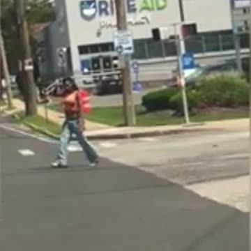 Long Island cop drives cruiser into woman waving gun in the street