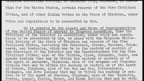The American Indian Archives at the Oklahoma Historical Society