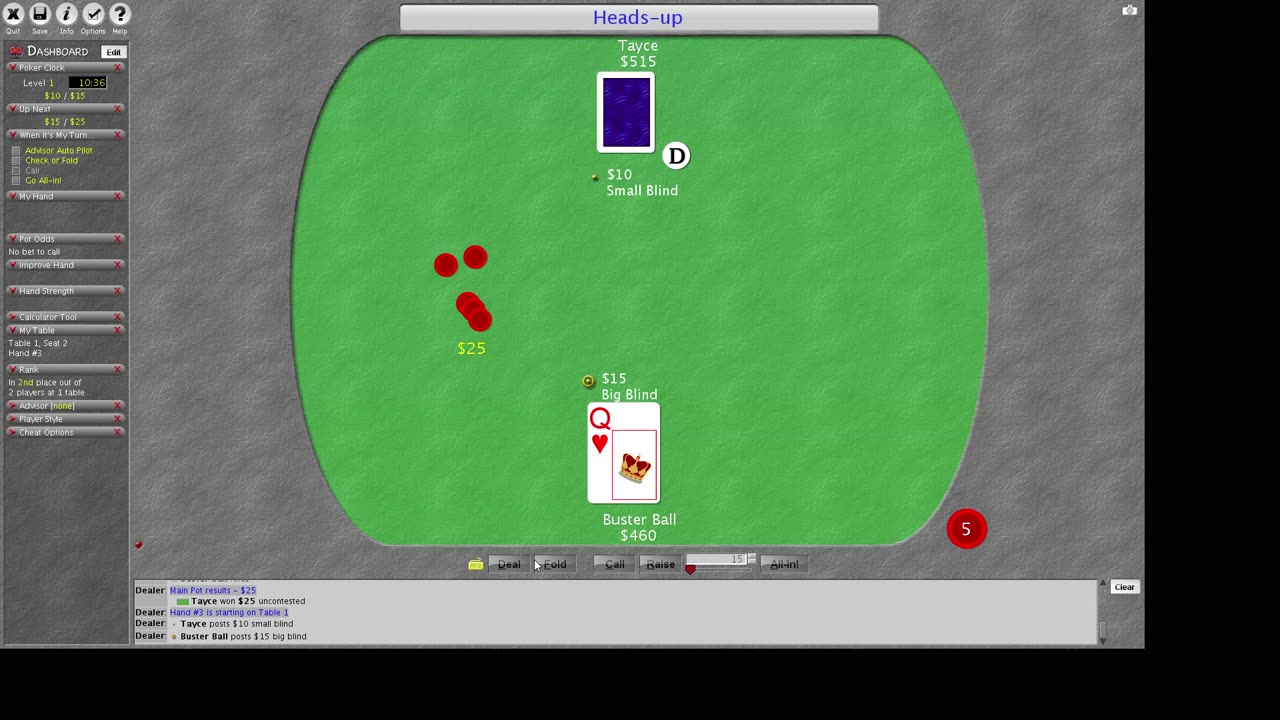 DD Poker Heads up best out of three