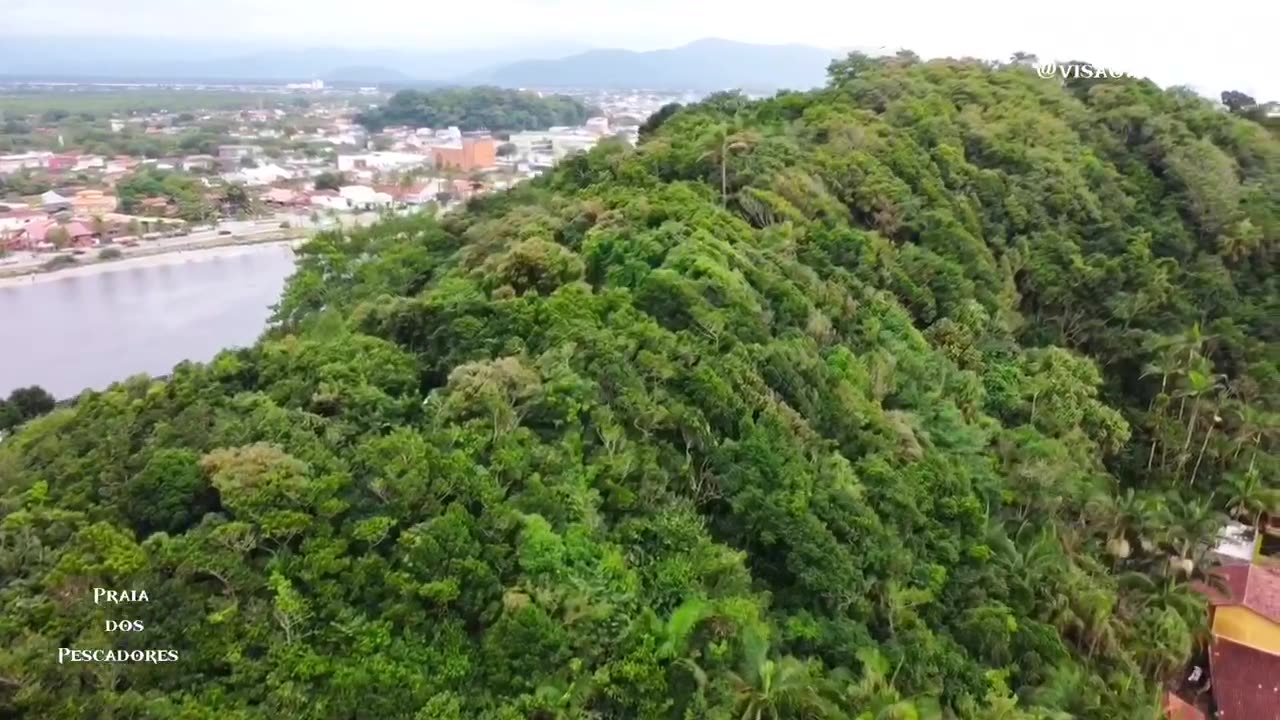 Praia dos Pescadores - ITANHAÉM 😱 Em Visão de Águia