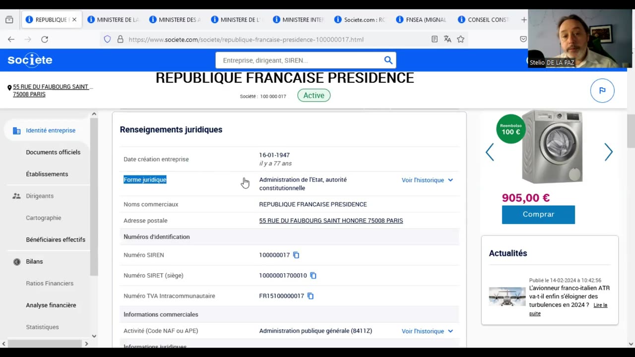 🔥🇫🇷LES GRÈVES DES AGRICULTEURS 1-L' Administration Francaise est une entreprise privée