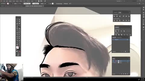 How To : Cartoon Yourself !- Step By Step ( ADOBE ILLUSTRATOR )