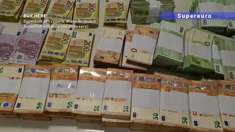 Supereuro banknotes: Very high quality & undetectable