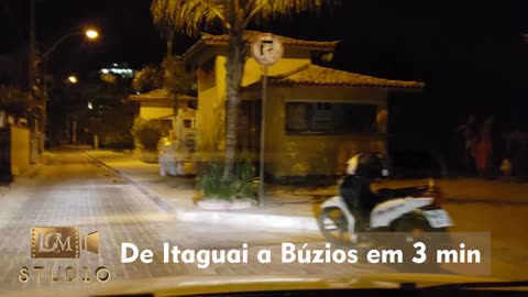 De Itaguai a Búzios em 3m