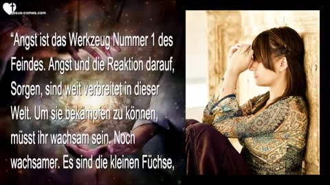 Habe Ich nicht die Kontrolle über das Universum ... Vertraut Mir ! ❤️ Liebesbrief von Jesus