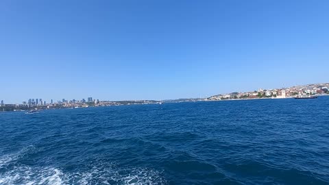 The beauty of the sea with its calm and gentle atmosphere