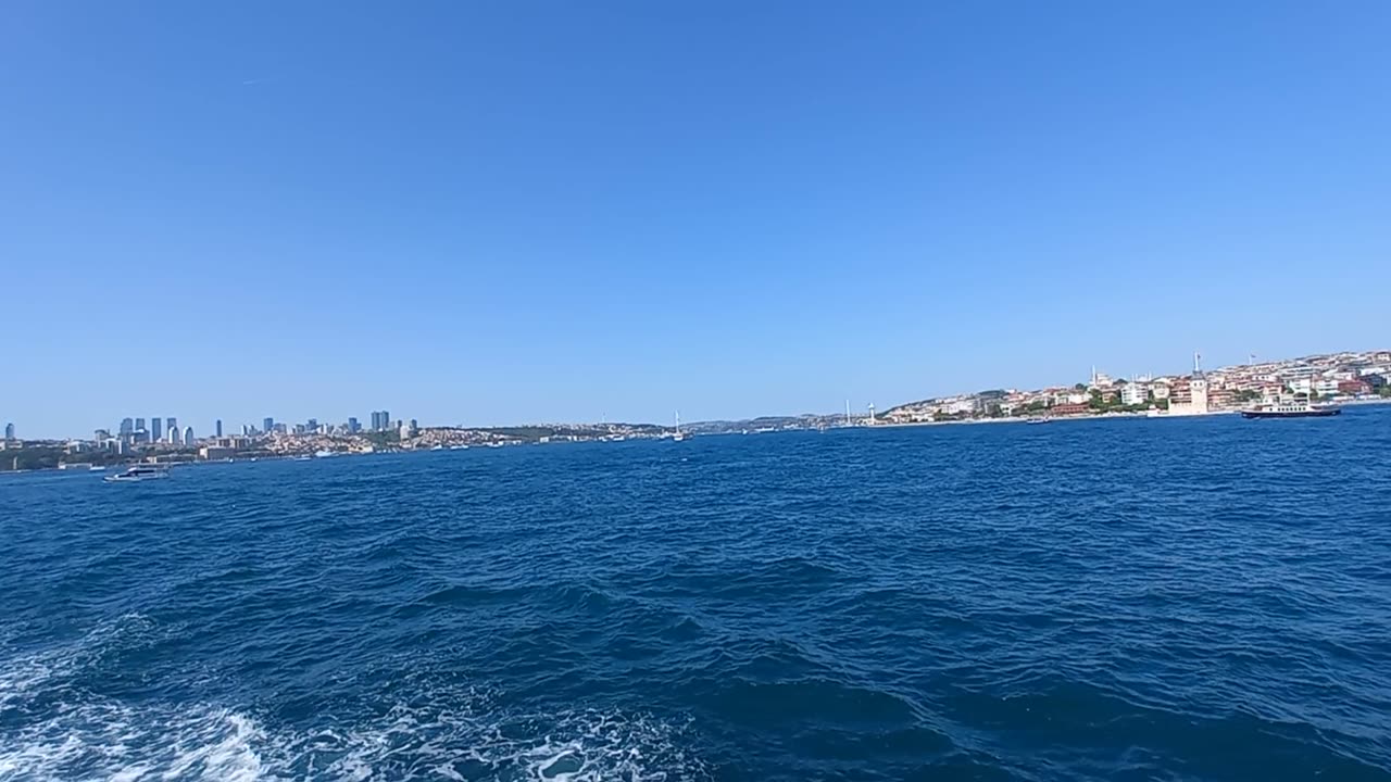 The beauty of the sea with its calm and gentle atmosphere