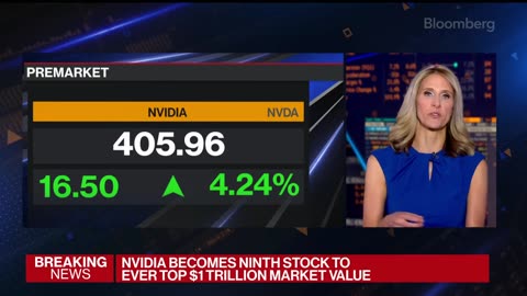 JUST IN - NVIDIA hits $1 trillion valuation on massive AI bet.