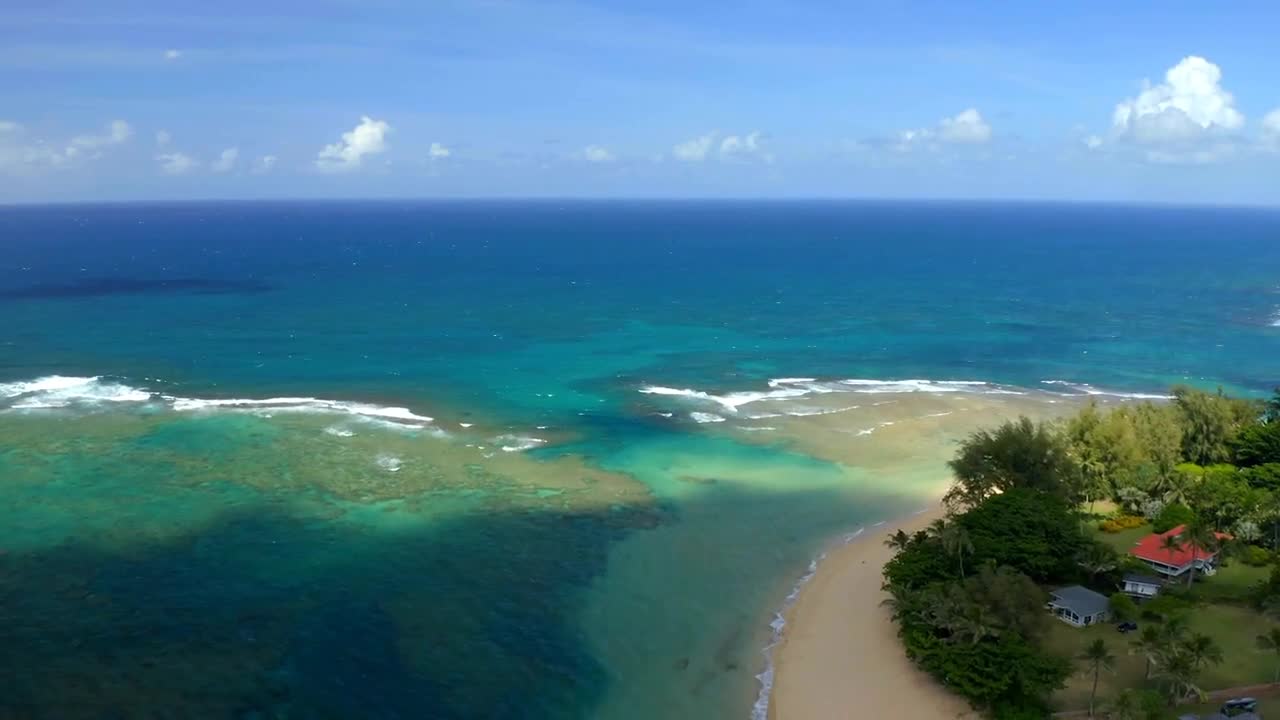 Aerial ~ Hawaii ~ Drone ~ Footage ~ with ~ Relaxing