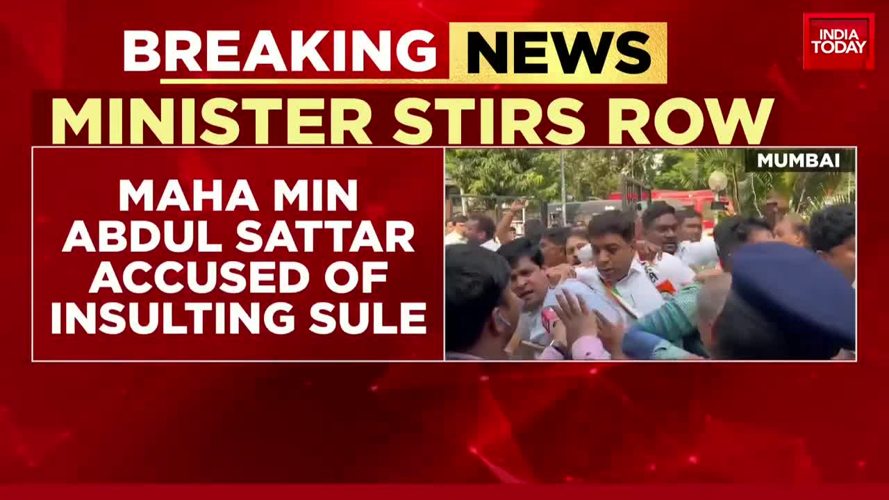 Abdul Sattar's Video Abusing Supriya Sule Stokes Row, NCP Stage Massive Protest | Supriya Sule News