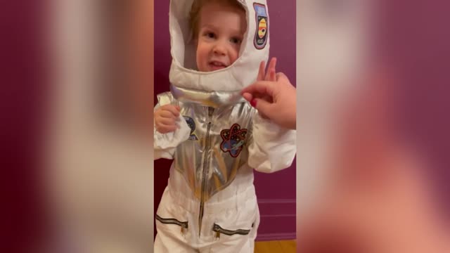 SUPER CUTE: Lad Aged Three Auditions For Job As 'Zoom Zoom Guy' As He Can't Say Astronaut