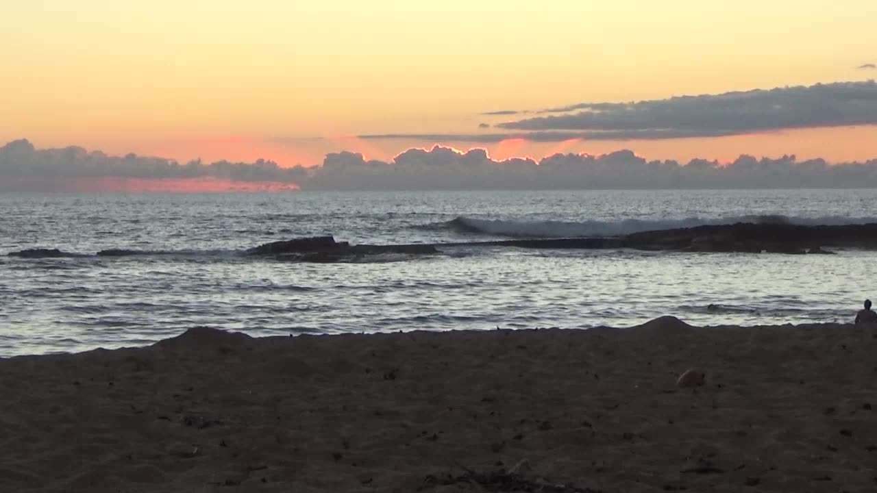Ele'ele, HI — Salt Pond Beach Park - Sunset