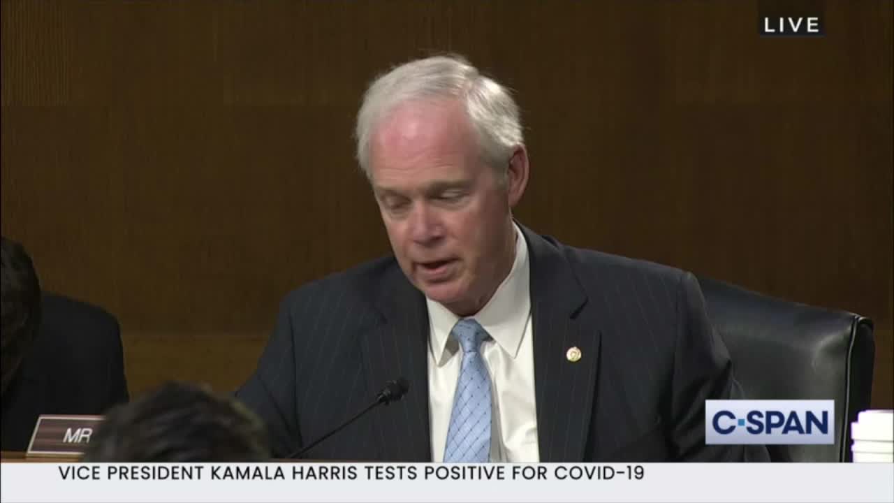 Sen. Johnson Questions Sec. Blinken about Wuhan Lab Report