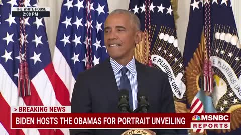 Barack Obama Thanks Biden For 'Faith In Our Democracy' At White House Portrait Unveiling