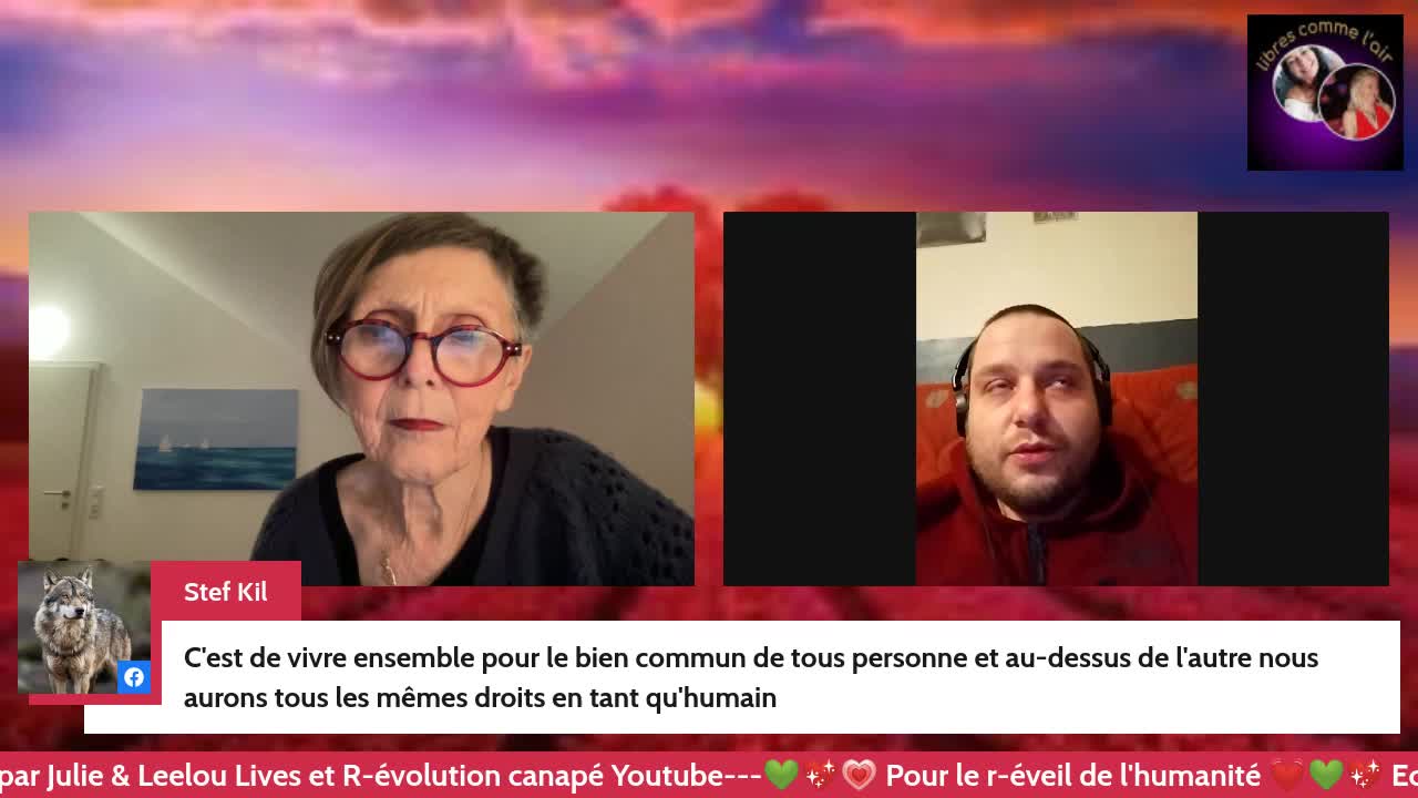 R-évolution canapé 19/01 "Economie solidaire et Education populaire" avec Christophe & Ma j