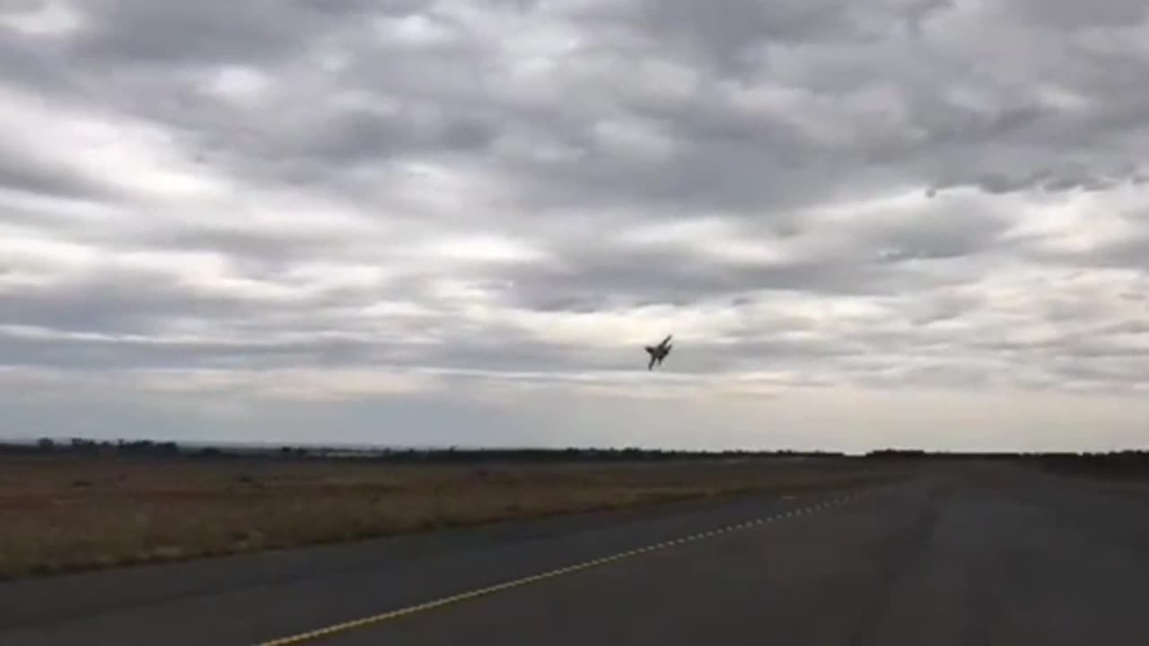 It's unusual that this Su-30k made a pass just an hour ago just for you in Africa.