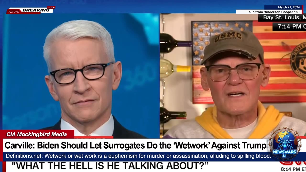 Carville: Biden Should Let Surrogates Do the ‘Wetwork’ Against Trump