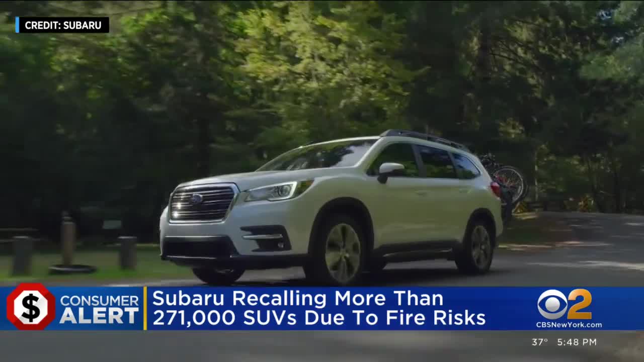 Subaru recalling more than 271,000 SUVs due to fire risks