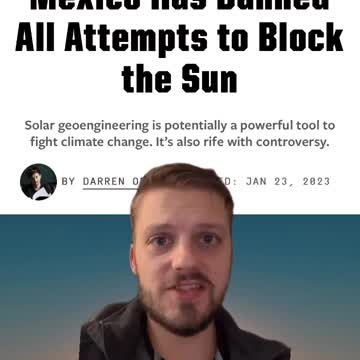 [Gates] has talked about the dimming of the sun before.