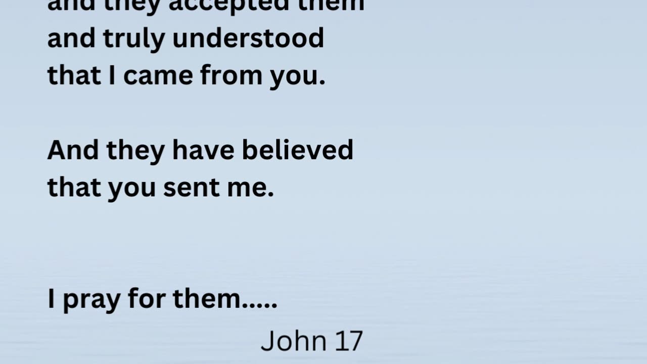 Excerpt from John 17