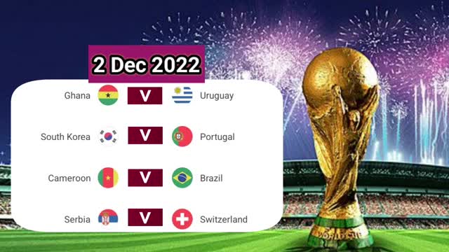 Full Schedule for the FIFA World Cup 2022 Group Stage