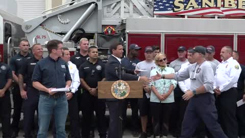 WATCH: Ron DeSantis Hand-Delivers Surprise Gift to First Responders