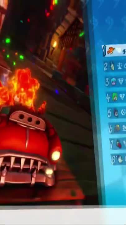 Lava Monster Fake Crash Skin Gameplay - Crash Team Racing Nitro-Fueled