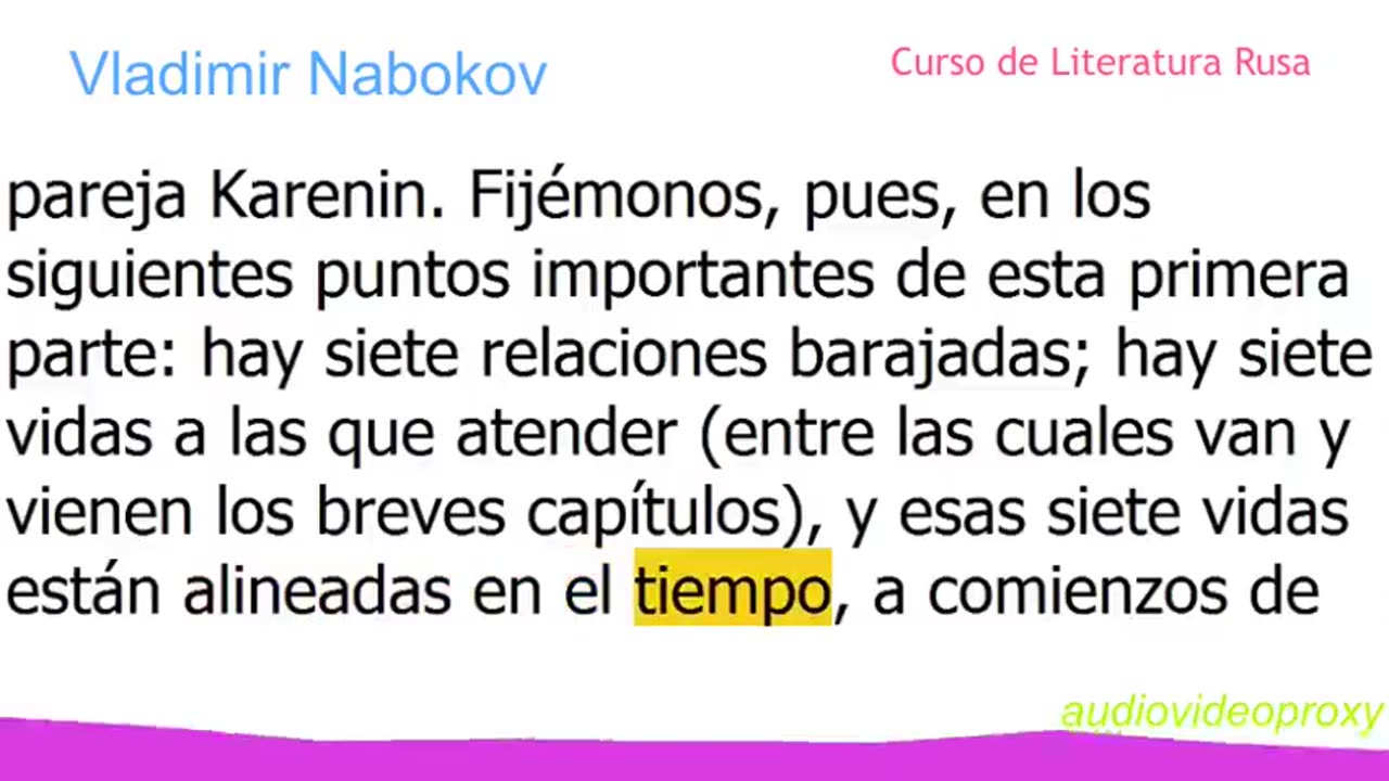 Vladimir Nabokov - Curso de Literatura Rusa 3/4