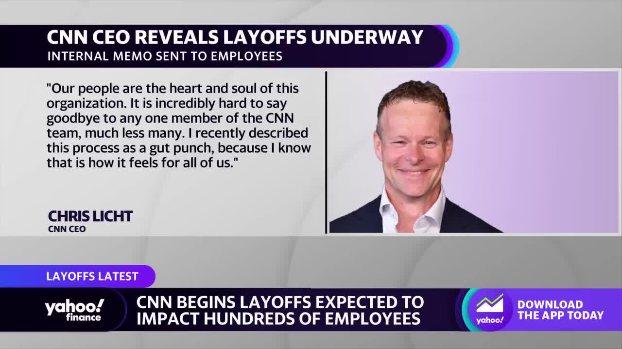 CNN begins to do layoffs for its streaming service