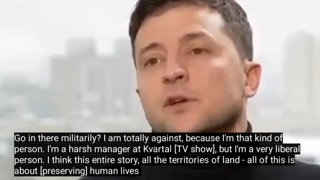 2019: Zelensky's pre election promises - "not a single person should die"