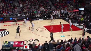 INSANE ENDING! Portland Trail Blazers vs Denver Nuggets Final Minutes ! 2022-23 NBA Season