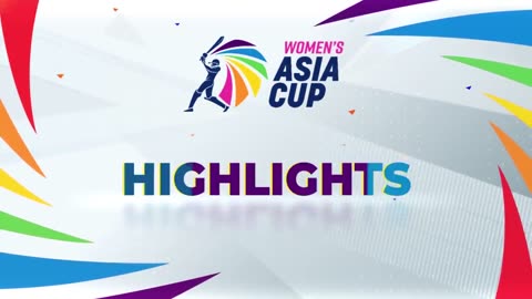 ACC _ Women's Asia Cup 2022 _ Final _ India vs Sri Lanka