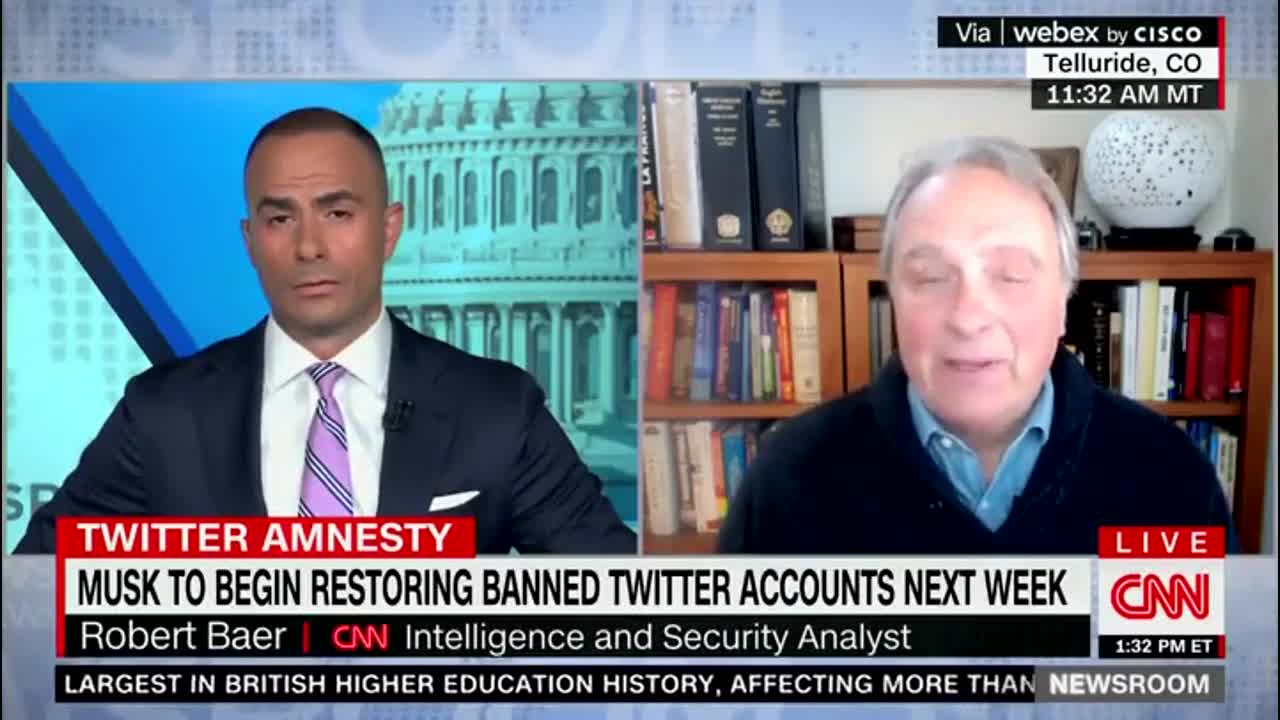 Fmr. CIA analyst on Elon Musk restoring banned Twitter accounts: Putin is coming to Twitter